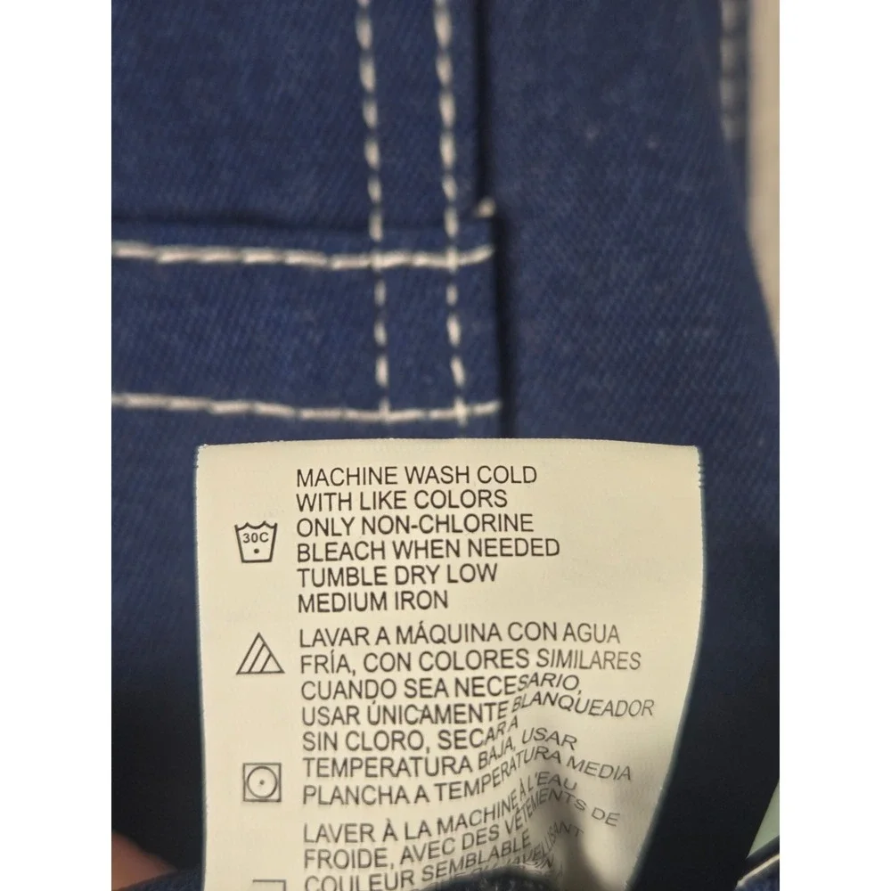 Big Smith Mens Denim Bib Overalls 36‎ x 36 Original Fit Blue